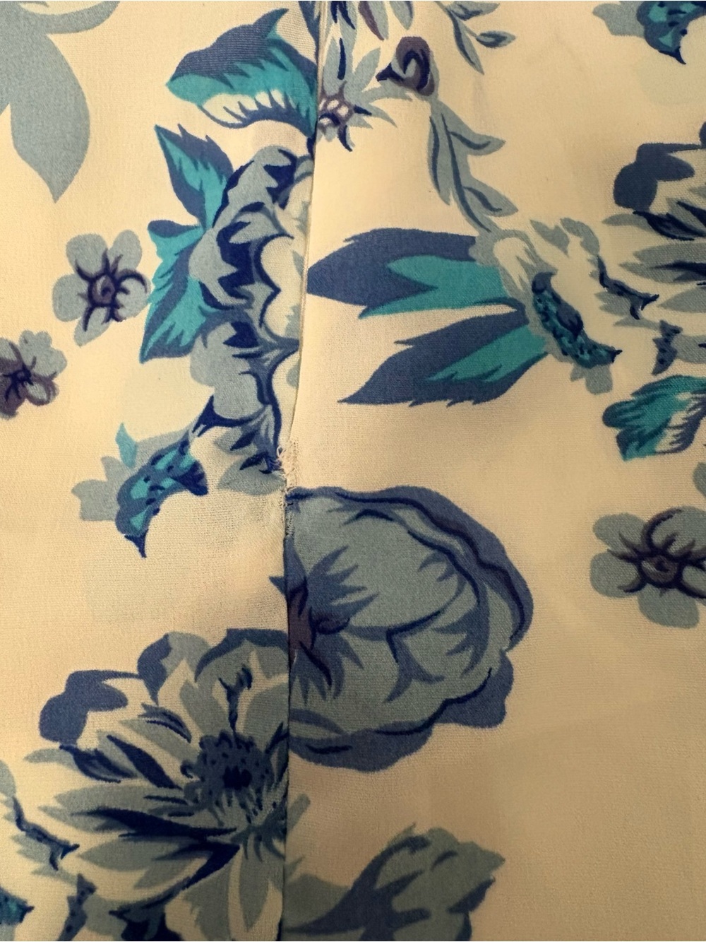 That's So Fetch White & Blue Floral Mini Tube Dress Sz US 10 - Picture 10 of 10